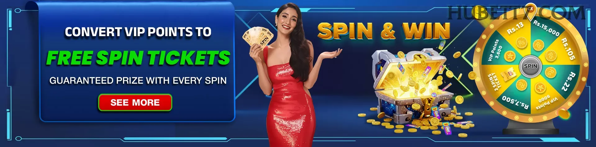 Bônus exclusivos membros VIP hubet